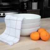 DISH CLOTH TAN CHECK 12DZ/CTN DISH TAN CS 3