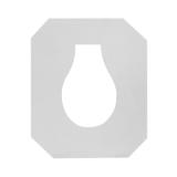Hospeco® Discreet Seat® Toilet Seat Covers, 250/pk - 4 pks/cs, Half Fold DS 1000 2