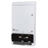 Hospeco® Evogen® Menstrual Care Dual Free Product Dispenser, White, Metal, 1/ea EV1 FREE 2
