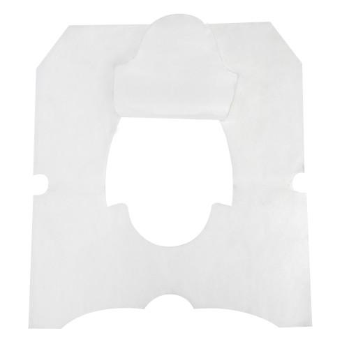 Hospeco® Evogen® Toilet Seat Covers, Half-Fold, White, 125/pk - 24 pk/cs EVNT 3125