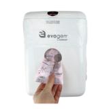 Hospeco® Evogen® No-Touch Combination Waste Receptacle, White, ABS Plastic, 1/ea - 6 ea/cs EVNT CWR 2