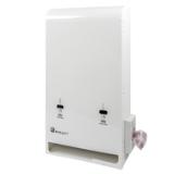 Hospeco® Evogen® No-Touch Dual Menstrual Care Product Dispenser, White, ABS Plastic, 1/ea EVNT3 W