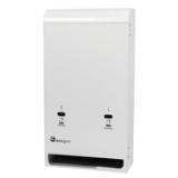 Hospeco® Evogen® No-Touch Dual Menstrual Care Product Dispenser, White, ABS Plastic, 1/ea EVNT3 W 3