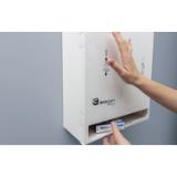 Hospeco® Evogen® No-Touch Dual Menstrual Care Product Dispenser, White, ABS Plastic, 1/ea EVNT3 W 5