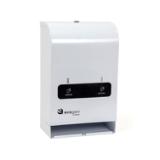 Hospeco® Evogen® Mini No-Touch Dual Menstrual Care Product Dispenser, White, Metal, 1/ea EVNT4 3