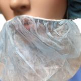 Bee-Safe® Polypropylene Beard Covers, Blue, 100/bg - 10 bgs/cs GAH BRD WH