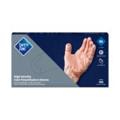 Safety Zone® Polyethylene Gloves, Powder-Free, 10x100, Clear, 2 mil - XL GDCP-XL