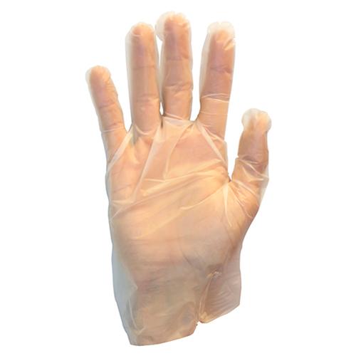 Safety Zone® Micro Textured Stretch Hybrid Polyethylene Powder-Free Gloves, 10x100, Clear, 2.5 mil - XL GDSH XL