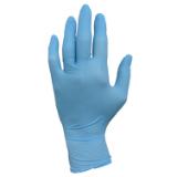 Safety Zone® Nitrile Powder-Free Gloves, Textured Fingers, 10x100, Blue, 3 mil - Small GL N103FS 5