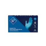 Safety Zone® Nitrile Powder-Free Gloves, Textured Fingers, 10x100, Blue, 3 mil - XL GL N103FX 3