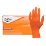 Safety Zone® Nitrile Powder-Free Exam Gloves, 10x100, Orange, 5 mil - Medium GL N105ORFM