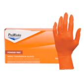 Safety Zone® Nitrile Exam Gloves, Powder-Free, 10x100, Orange, 5 mil - Small GL-N105ORFS