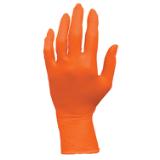 Safety Zone® Nitrile Powder-Free Exam Gloves, 10x100, Orange, 5 mil - Small GL N105ORFS 2
