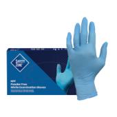 Safety Zone® Nitrile Exam Gloves, Powder-Free, Textured Fingers, 10x100, Blue, 5 mil - XL GL-N106FX