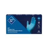 Safety Zone® Nitrile Powder-Free Exam Gloves, Textured Fingers, 10x100, Blue, 5 mil - XL GL N106FX 3