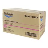 Safety Zone® Nitrile Powder-Free Exam Gloves, Textured Fingers/Palm, 10x100, Lime Green, 7 mil - XXL GL NG107FXX 4
