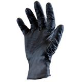 Gants Safety Zone® Catch® en nitrile léger sans poudre, texturés, 10 x 100, noir, 6 mil – grand GL NT106BKFL 2