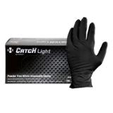 Safety Zone® Catch® Light Nitrile Powder-Free Gloves, Textured, 10x100, Black, 6 mil - XXL GL NT106BKFXX