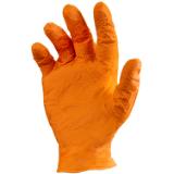 Safety Zone® Catch® Light Nitrile Powder-Free Gloves, Textured, 10x100, Orange, 6 mil - XXL GL NT106ORFXX 2