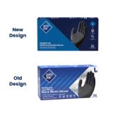 Safety Zone® Nitrile Powder-Free Exam Gloves, 10x100, Black, 5.5 mil - XL GNPR XL 1 K 2