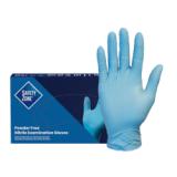 Safety Zone® Nitrile Powder-Free Exam Gloves, 10x100, Blue, 4 mil - XL GNPR XL 1M
