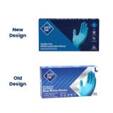 Safety Zone® Nitrile Powder-Free Exam Gloves, 10x100, Blue, 4 mil - XL GNPR XL 1M 2