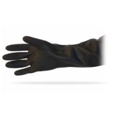 Safety Zone® Heavy-Duty Latex Flock Lined 40 Mil Gloves, Black, X-Large GRBU-XL-6T