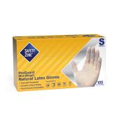 Safety Zone® Latex Gloves, Powdered, Textured, 10x100, Natural, 5 mil - Small GRDR-SM-1-T