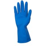 GLOVE LATEX BLUE FLOCK LINED 16 GRFL XL 1C