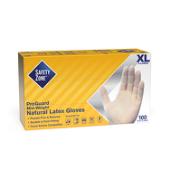 Safety Zone® Latex Gloves, Powder Free, Textured, 10x100, Natural, 5 mil - XL GRPR-XL-1-T
