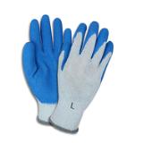 BLUE/GRAY FOAM COATED KNIT GRSL XL