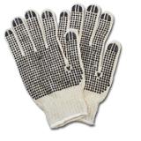 GLOVE STRING KNIT PVC DOTS GSBD WN 2C 20