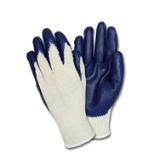 BLUE/NATURAL COATED KNIT GLOVES GSPC WN 2C