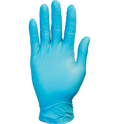 Safety Zone® Mid-Weight Synthetic Vinyl Powder-Free Gloves, 10x100, Blue, 4 mil - Large GVP9 LG 1 SYBL