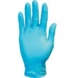 Safety Zone® Mid-Weight Synthetic Vinyl Powder-Free Gloves, 10x100, Blue, 4 mil - Large GVP9 LG 1 SYBL