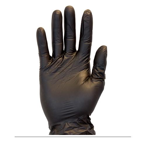 Safety Zone® Heavy-Weight Vinyl Powder-Free Gloves, 10x100, Black, 4 mil - Large GVP9 LG 1C K
