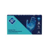 Safety Zone® Mid-Weight Vinyl Powder-Free Gloves, 10x100, Blue, 3 mil - Medium GVP9 MD 1 BL 3