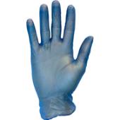 Safety Zone® Mid-Weight Vinyl Gloves, Powder-Free, 10x200, Blue, 3 mil - Medium GVP9-MD-2-BL