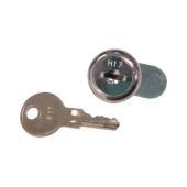 H17 LOCK, KEY, CLIP H17