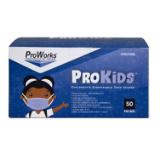 ProWorks® Children's Earloop Face Mask, Blue, 50/bx, 10 bxs/cs KFEL220B 4