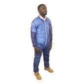 POLYLITE COVERALL BL ZPR FRT M1200B-4X