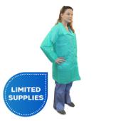 POLYLITE LABCOAT GN LNG SLEEVE M1710G-XL
