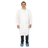 POLYPROPYLENE LAB COAT WHITE NO M1714 5X E W