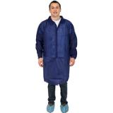 POLYPROPYLENE LAB COAT BLUE NO M1714B 2X E W