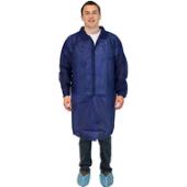 POLYPROPYLENE LAB COAT BLUE NO M1714B-2X-E_W