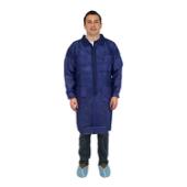 POLYPROPYLENE LAB COAT BLUE M1734B-3X-E_W