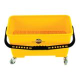 Flat Mop Bucket with Sieve, Lid, and Castors M77002
