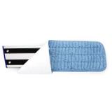 Hospeco® Scrubbing Wet Flat Mop Heads, Blue, 18