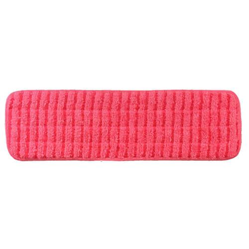 Hospeco® Scrubbing Wet Flat Mop Heads, Red, 18