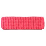 Hospeco® Scrubbing Wet Flat Mop Heads, Red, 18